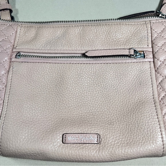 Vera Bradley Small Carryall Leather Crossbody Bag in "Pink Sands" Neutral Casual - Picture 16 of 16